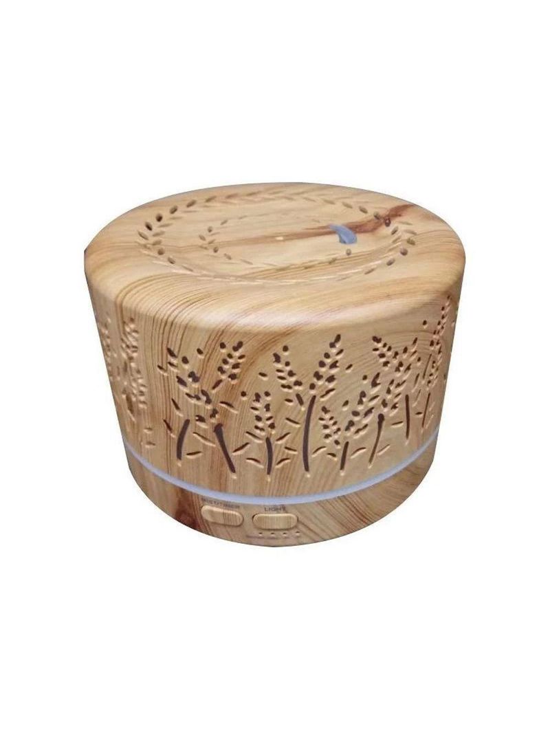 Difusor Aroma Umidificador Madeira Florido C Controle Remoto