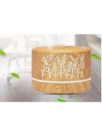 Difusor Aroma Umidificador Madeira Florido C Controle Remoto