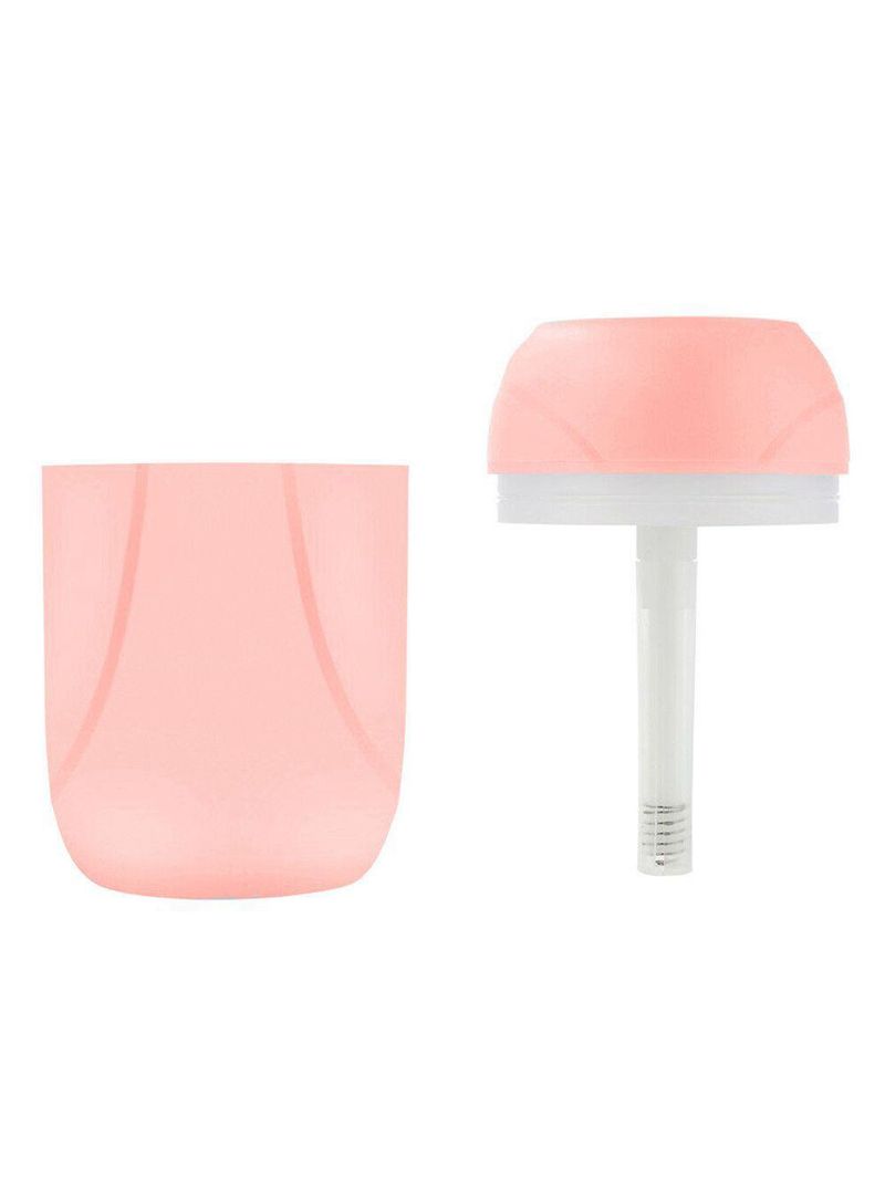 Umidificador Domestico Silencioso Luz Colorida Led Spray Rosa