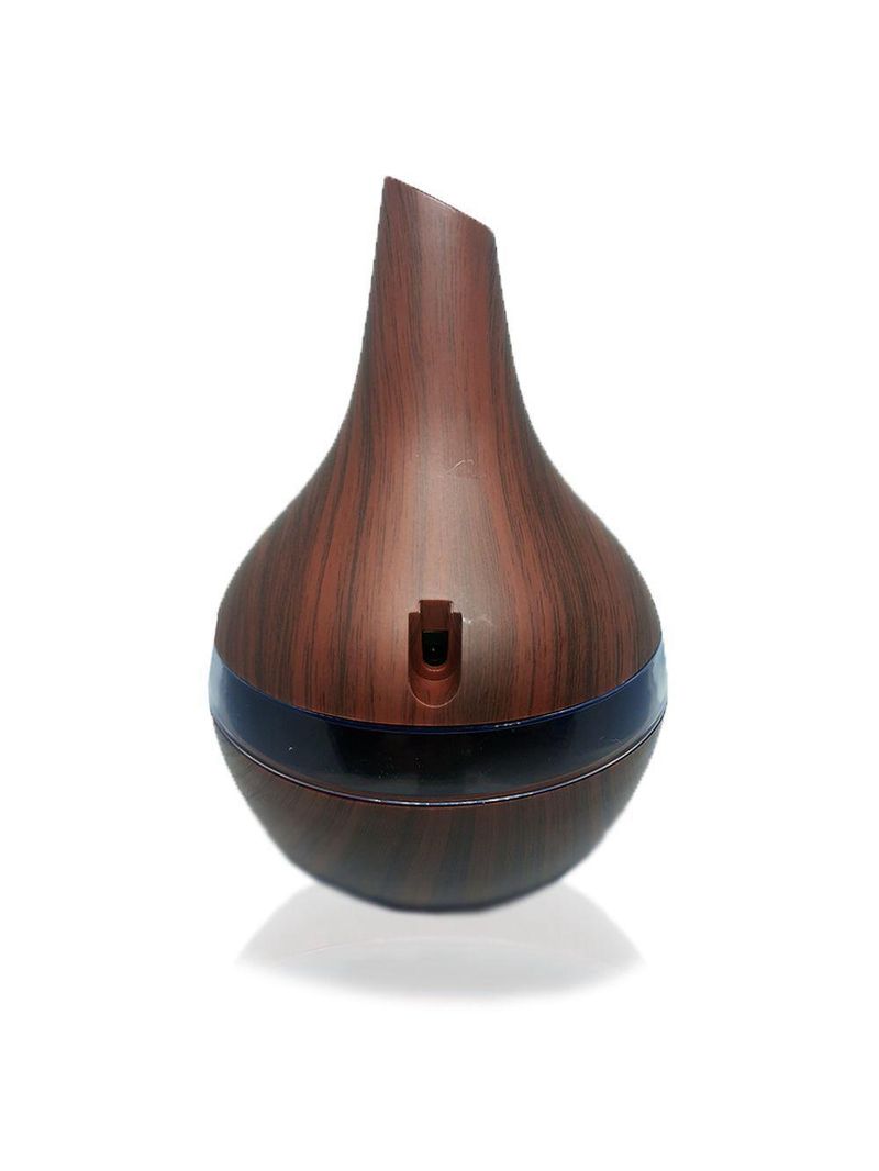 Umidificador Ultra-sonico Usb C/ Led De Mudança Mogno