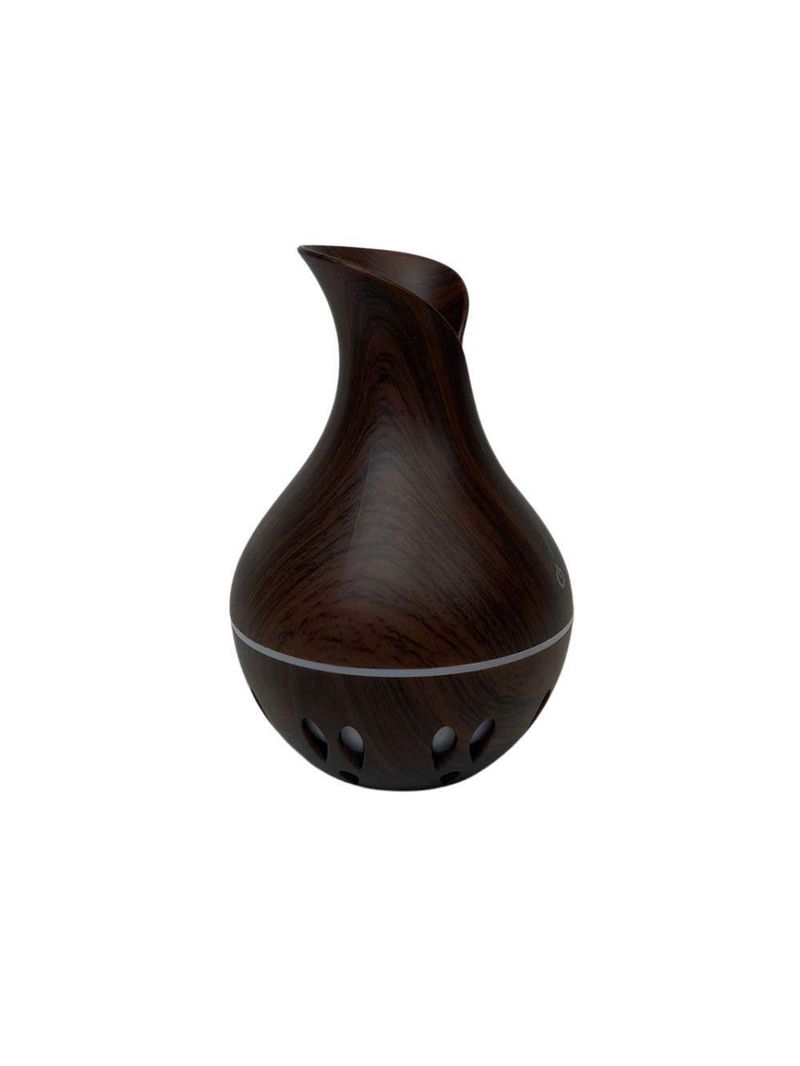 Umidificador Difusor De Aroma Ultrassonico Oleo Essencial Led Aromaterapia Vaso Gotas
