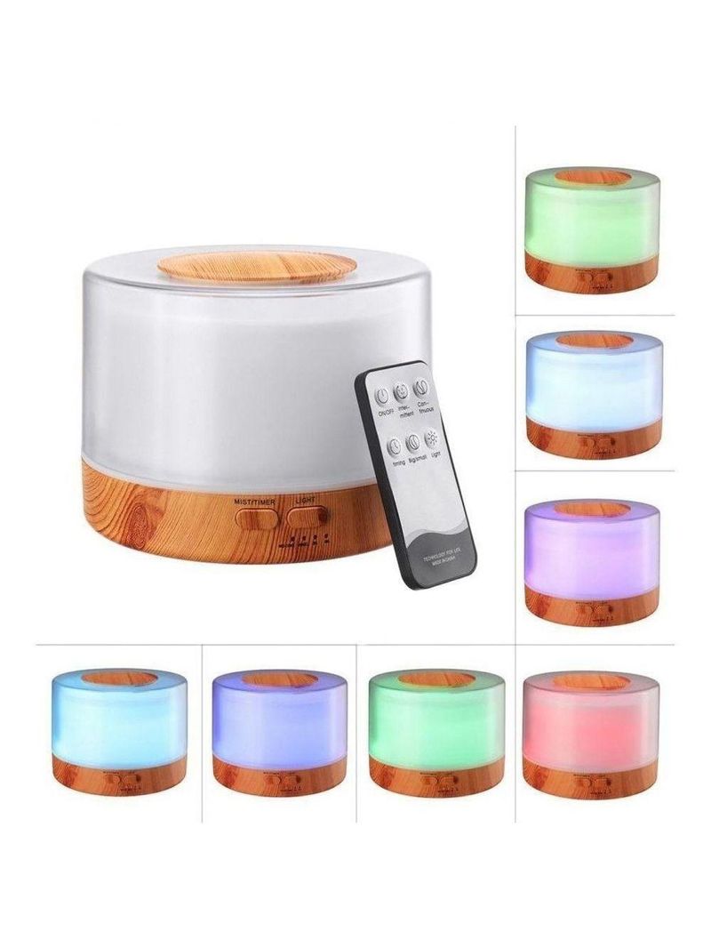 Umidificador Aromatizador Ultrassonico 7 Cores Com Controle