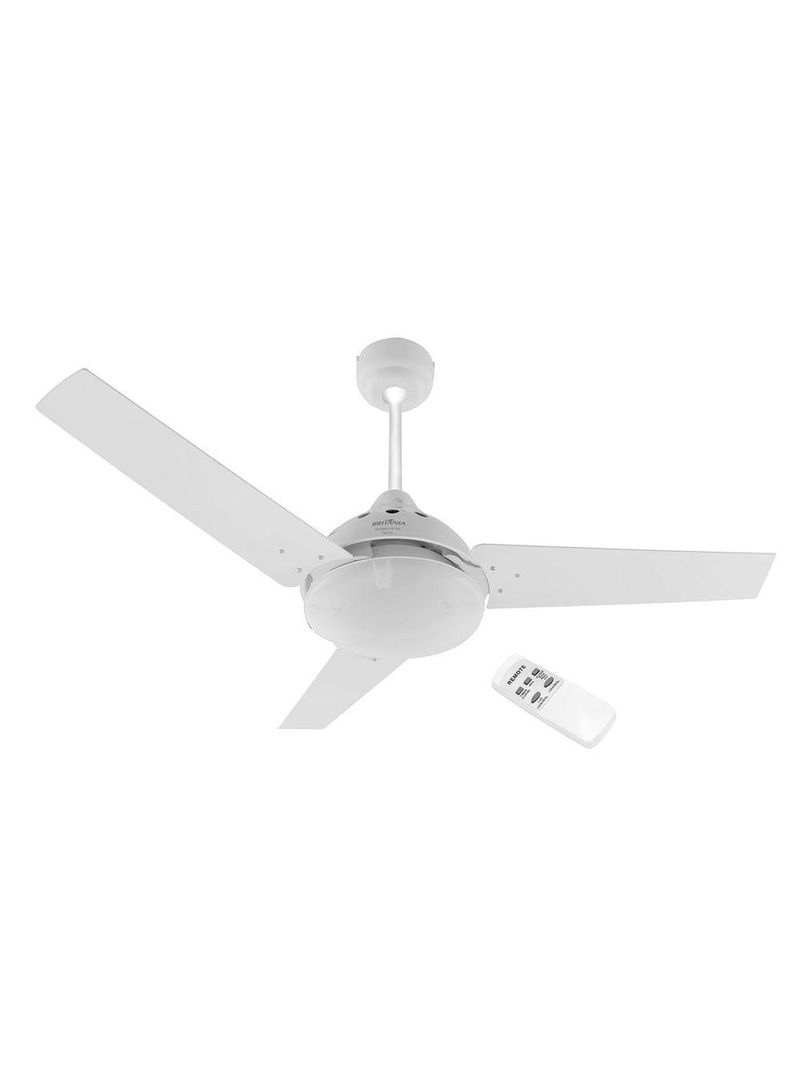 Ventilador de Teto Britânia 3 em 1 131W Cancun BVT02B 110V