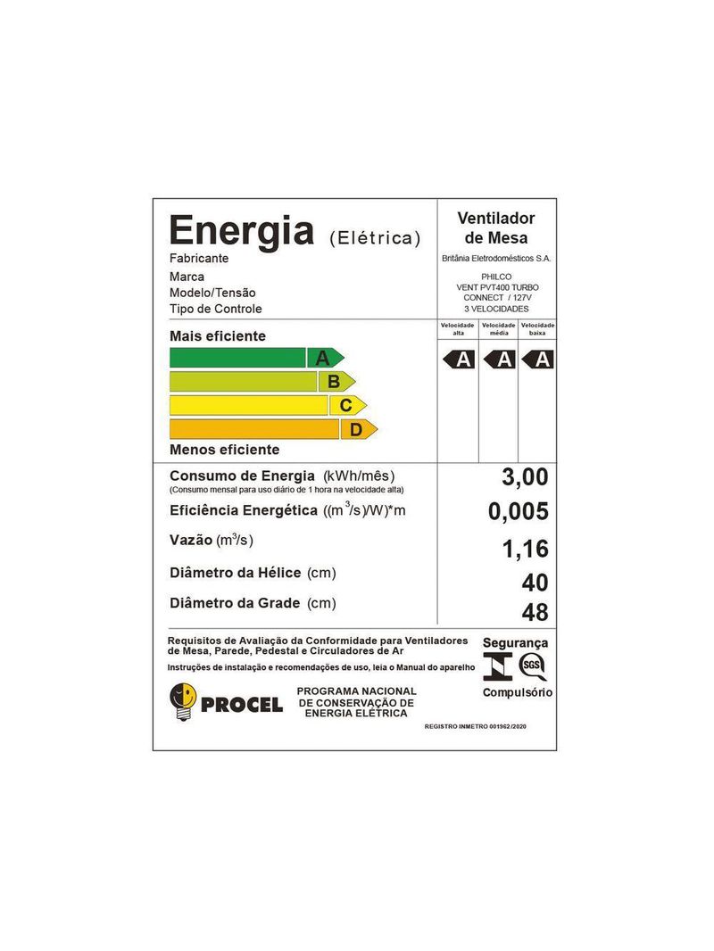 Ventilador Philco 2 em 1 Maxx Force Connect 160W PVT400P 220V