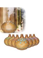 Umidificador De Ar Colorido Com Luminaria Moderno Usb 500 Ml