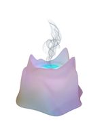 Umidificador De Aromas Com Luz Led 240ml Formato Montanha