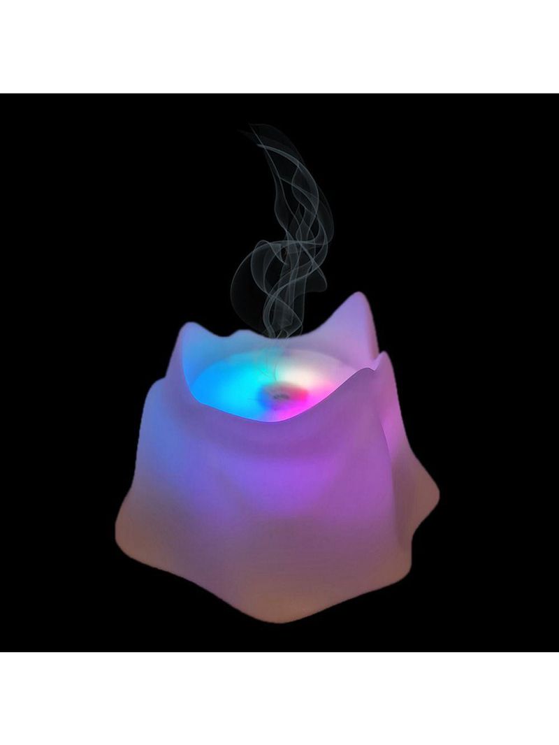 Umidificador De Aromas Com Luz Led 240ml Formato Montanha