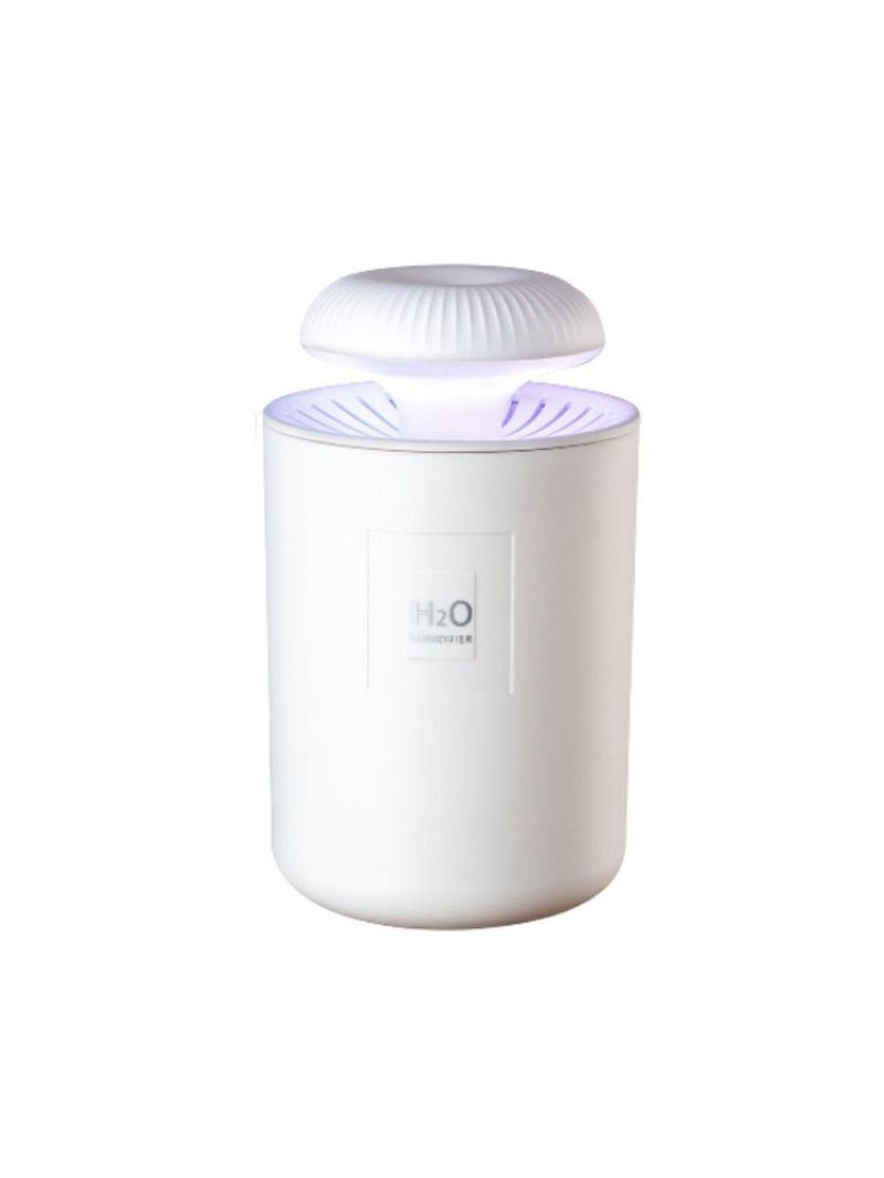 Umidificador Aromatizador Portatil Usb Com Luz De Led Branco