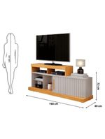 Rack Bancada Para Sala Ambiente Scala Cedro Bali – Dj Móveis