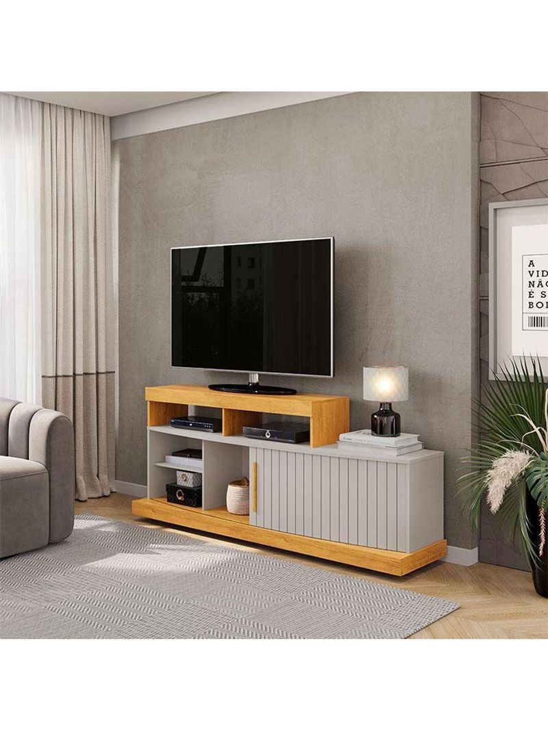 Rack Bancada Para Sala Ambiente Scala Cedro Bali – Dj Móveis