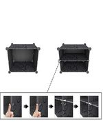 Sapateira Organizador De Roupas Brinquedos Multifuncional Desmontavel Armario 4 Prateleiras Rosa