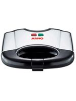 Sanduicheira Antiaderente Arno 700w Compacta Sacs Preto/inox 110V