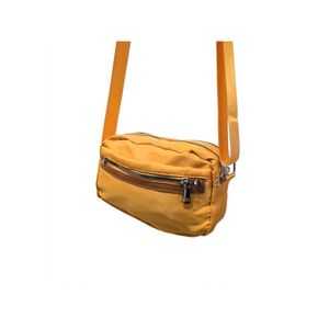 Bolsa Transversal Retangular Alça Ajustável Cor:amarelo