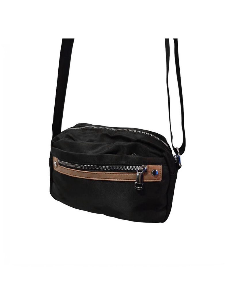 Bolsa Transversal Retangular Alça Ajustável Casual Cor:preta