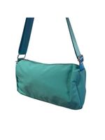 Bolsa Lateral Alça Grossa Transversal Casual Festa Cor:azul
