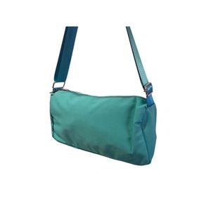 Bolsa Lateral Alça Grossa Transversal Casual Festa Cor:azul