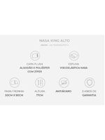 Travesseiro Viscoelástico Nasa Luxo King NN1016 (90x50) - Duoflex