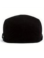 Boina Com Design De Estrela - Tecido Elegante E Não Elástico, Lavável Preto