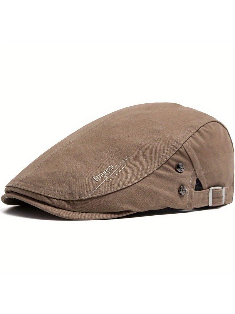 Boina Com Design De Estrela - Tecido Elegante E Não Elástico, Lavável Bege