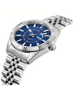 Relógio Masculino Sapphero Em Aço Inoxidável - Design Clássico Azul