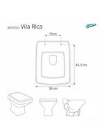 Tampa de Vaso Salvia Cinza Claro – Para Bacia Mari