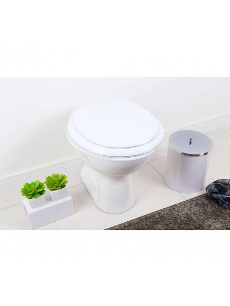 Tampa de Vaso Sanitário Almofadada Eco Branco – Para Bacia Celite