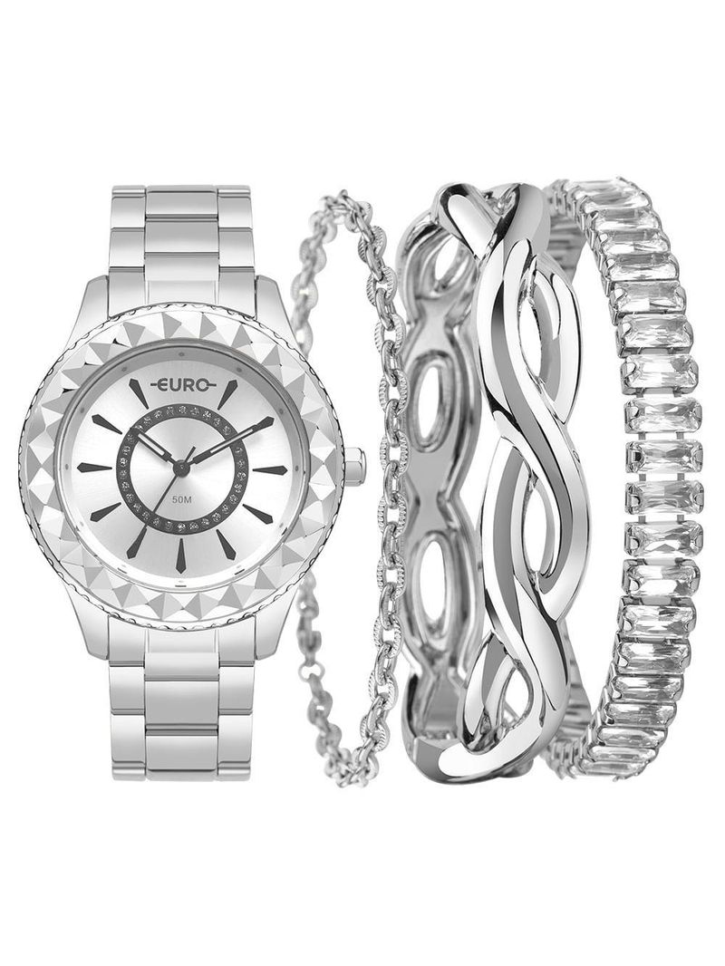 Kit Euro Feminino Soul Prata - EU2036YUT/K4K