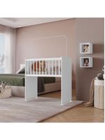 Mini Berço Moisés New Alegria Branco Brilho Com Colchão – Veronez