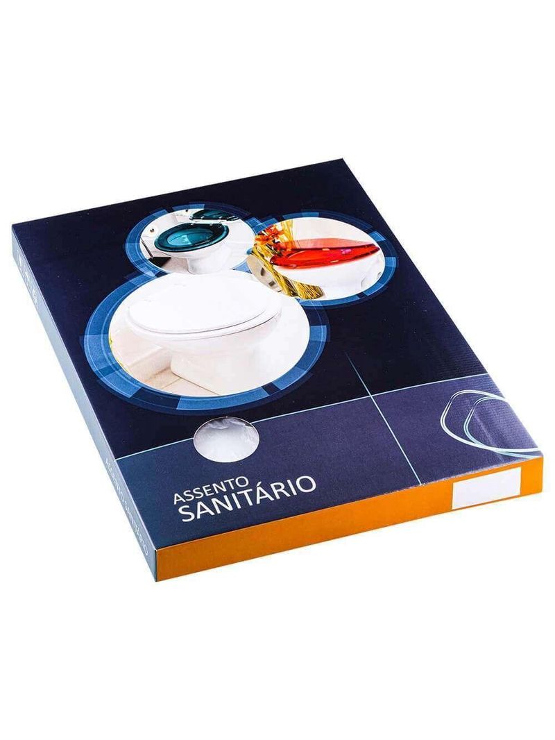 Tampa de Vaso Sanitário Poliéster Decorada Borboleta Aloha Bege – Para Louça Celite