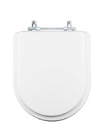Tampa de Vaso Sanitário Madeira Laqueada Riviera Branco – Para Bacia Celite