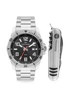 Kit Technos Masculino Militar Prata - 2115tvc-k1p 2115tvc-k1p