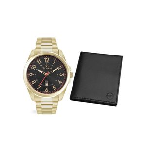 Kit Technos Masculino Militar Dourado - 2115tve-k1p 2115tve-k1p
