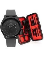 Kit Technos Masculino Steel Preto - 2115mou-k2p 2115mou-k2p