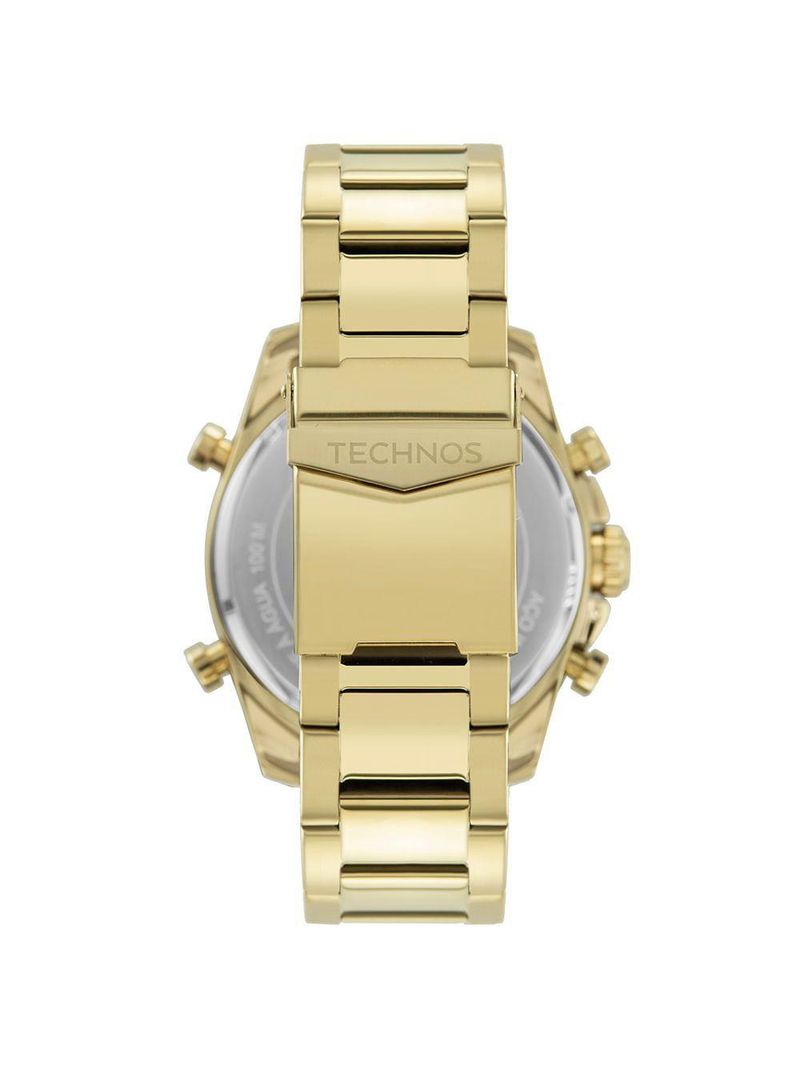 Relogio Technos Masculino Digitech Dourado - Bj3530aa-1p Bj3530aa-1p
