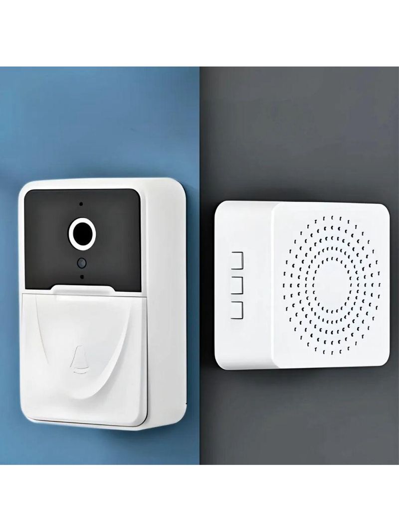 Campainha com Câmera Wi-Fi Sem Fio Inteligente – Interfone com Áudio