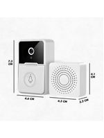 Campainha com Câmera Wi-Fi Sem Fio Inteligente – Interfone com Áudio