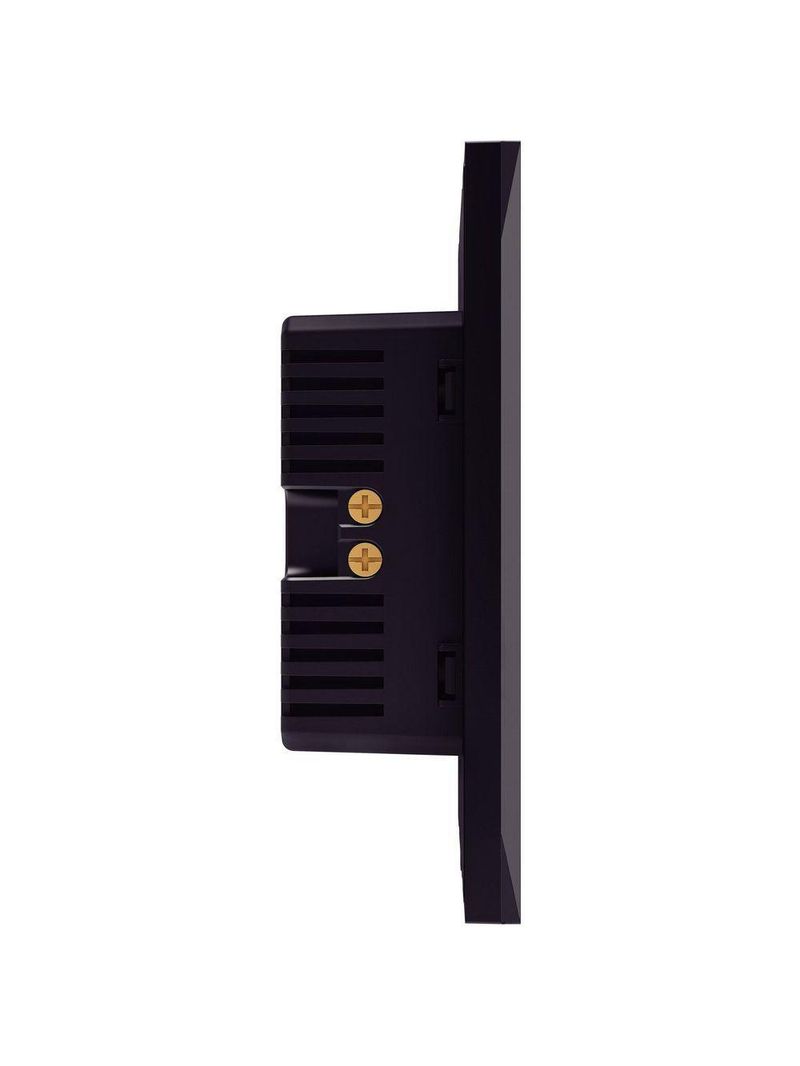 Interruptor Onne Touch Smart Tramontina Preto com 1 Canal e 1 Tomada 2P+T 10 A 250 V