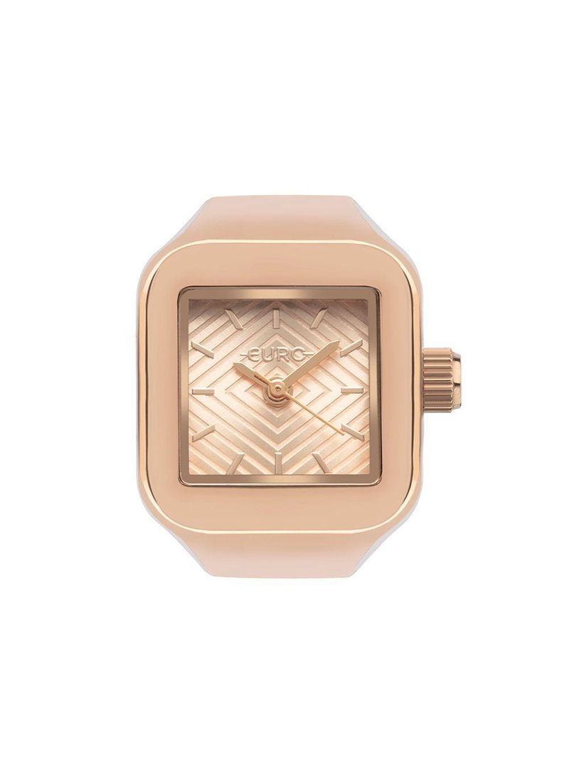 Relógio Anel Euro Feminino Unique Rosé - Eu2035ywy-4ji Eu2035ywy-4ji