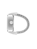 Relógio Anel Euro Feminino Unique Prata - Eu2035ywx-4ki Eu2035ywx-4ki