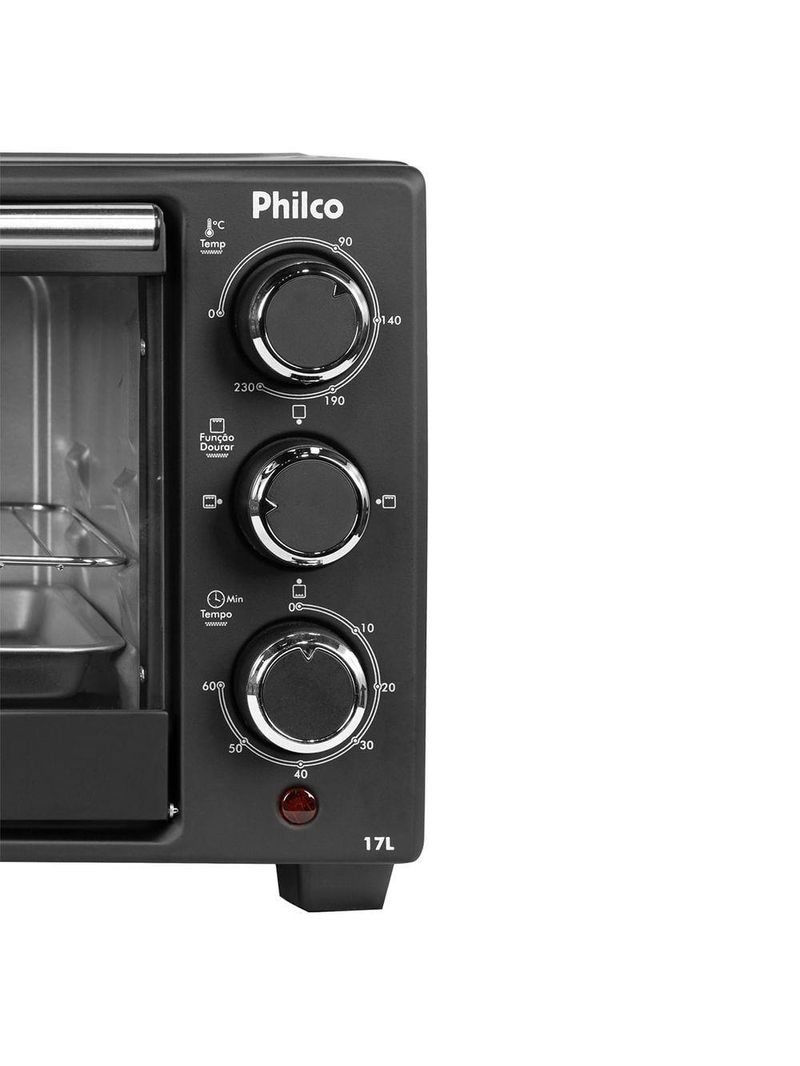 Forno Elétrico 17L Philco PFE17P Preto 220V