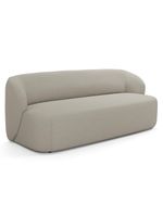 Sofá 2 Lugares Orgânico Para Sala De Estar Living 170cm Heidy F04 Linho Bege - Lyam Decor