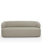 Sofá 2 Lugares Orgânico Para Sala De Estar Living 170cm Heidy F04 Linho Bege - Lyam Decor