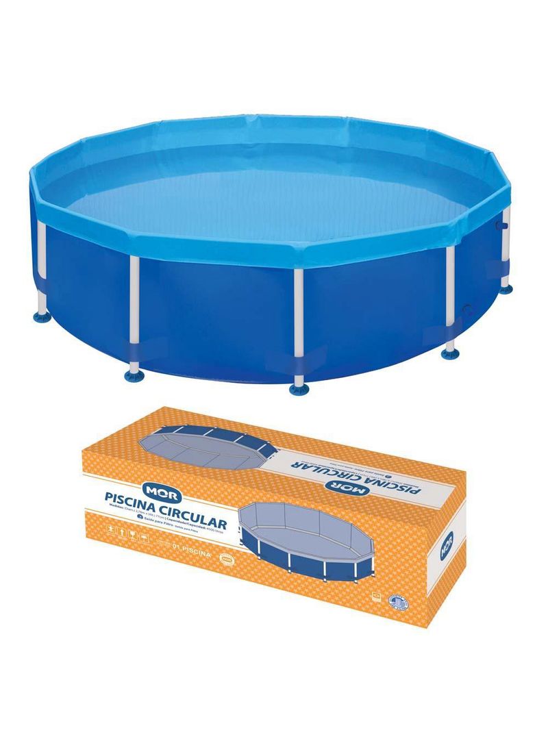 Piscina redonda 4500 litros estruturada MOR