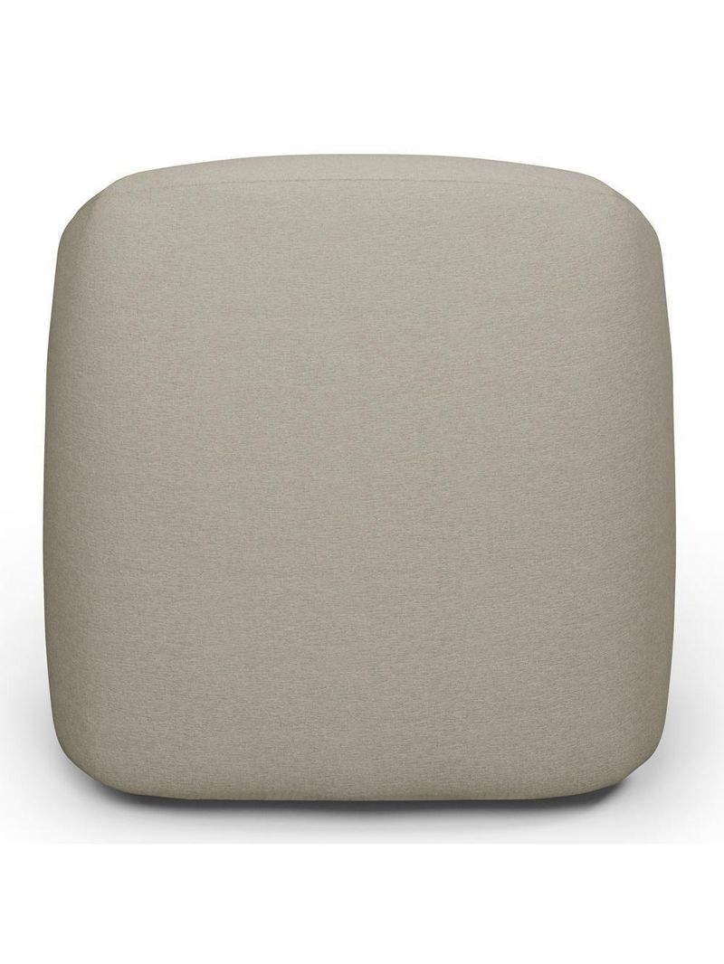 Sofá 2 Lugares 170cm Com Poltrona Giratória Orgânica Heidy F04 Linho Bege - Lyam Decor