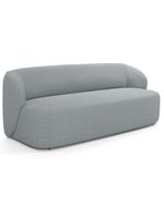 Sofá 2 Lugares Orgânico Para Sala De Estar Living 170cm Heidy F04 Linho Cinza - Lyam Decor