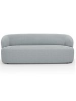 Sofá 2 Lugares Orgânico Para Sala De Estar Living 170cm Heidy F04 Linho Cinza - Lyam Decor