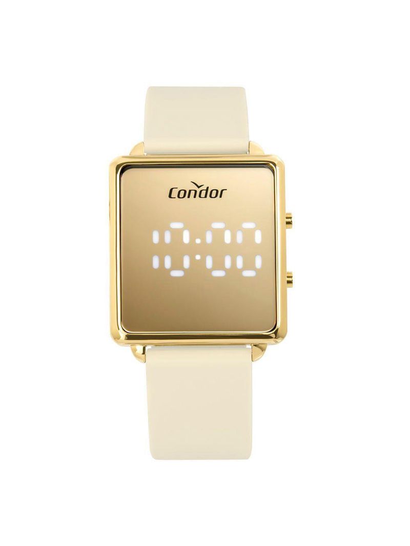 Relógio Condor Feminino Digital Dourado - Comd1202aju/5x Comd1202aju/5x