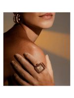 Relógio Anel Euro Feminino Unique Dourado - Eu2035yww-4di Eu2035yww-4di