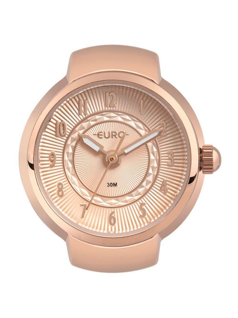 Relógio Anel Euro Feminino Unique Rosé - Eu2035yux-4j Eu2035yux-4j
