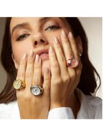 Relógio Anel Euro Feminino Unique Rosé - Eu2035yux-4j Eu2035yux-4j